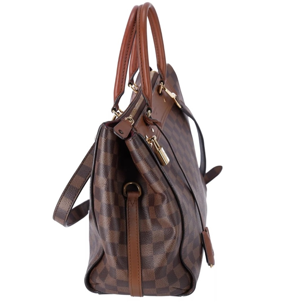 Louis Vuitton Damier Greenwich Brown Top Zip Tote N41337 - Picture 7 of 14